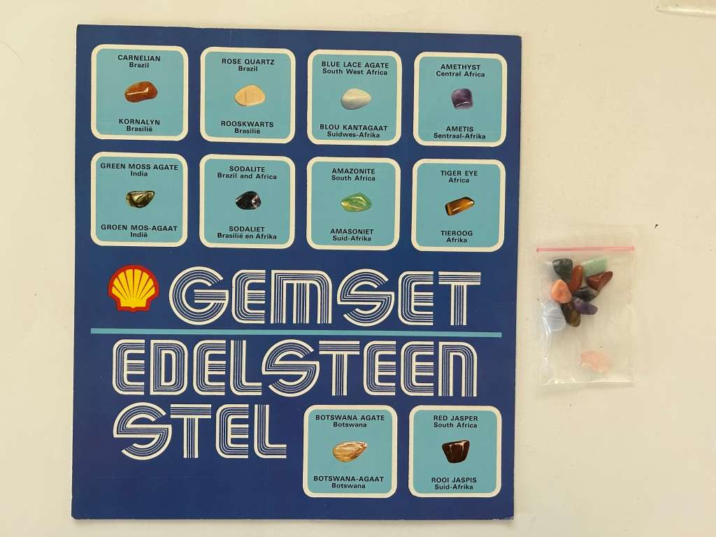 1970s Shell GEM SET EDELSTEEN STEL South Africa Petrol Station Collectors album
