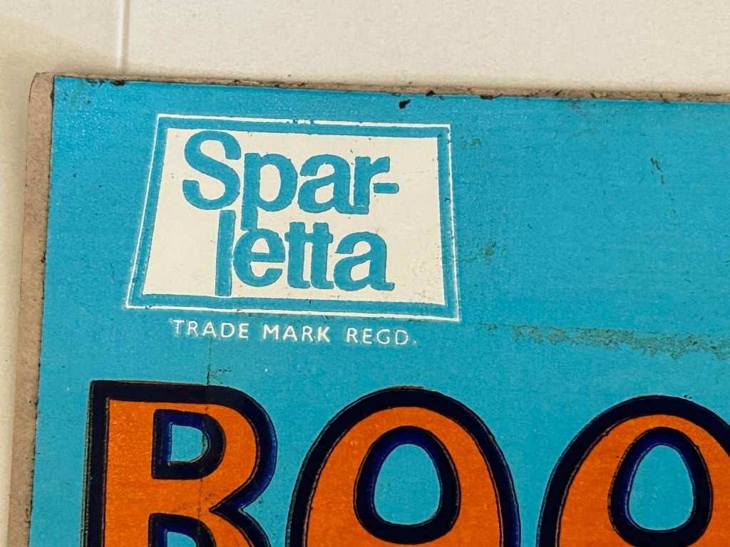rare Genuine South African SPARLETTA company 1970s BOOM A RANG Promotional Sticker lot