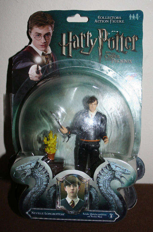 Neville Longbottom from HARRY POTTER The Order of the Phoenix - MINT ON CARD