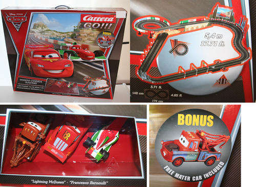 Sets Carrera GO Pixar Cars 2 boxset includes 3 cars Lightning McQueen Mater Francesco Bernoulli was sold for 599.99 on 3 Nov at 22 02 by Ag pleez daddy in Cape Town ID 79225473