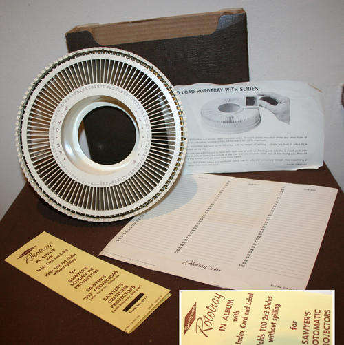 SAWYER Slide Rototray - 1950s made in USA