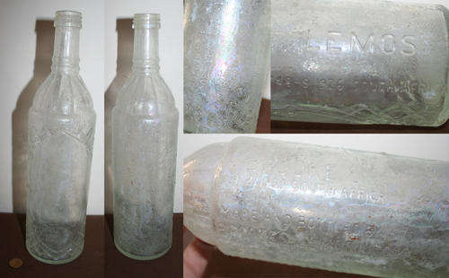 Vintage rare South Africa BROOKES LEMOS OROS Large Bottle patent 1926 1933 edition