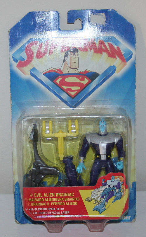 BRAINIAC from Superman Animated 1995 - MINT ON CARD