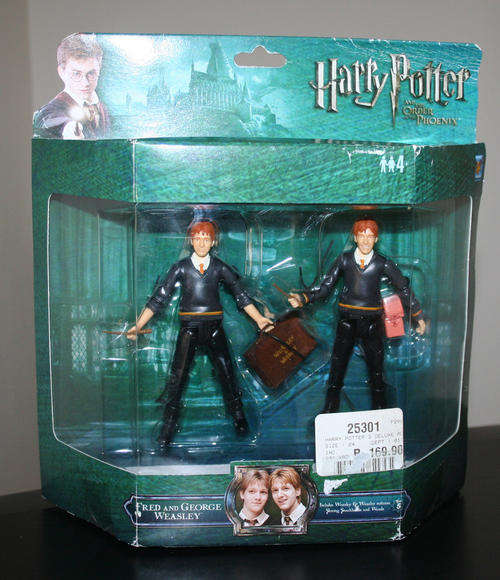 HARRY POTTER The Weasley Twins 2 figure boxset The Order of the Phoenix - MINT IN BOX