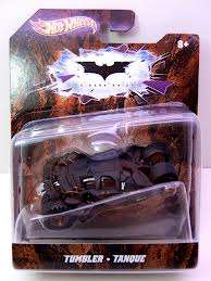 HotWheels Hot Wheels BATMAN DARK KNIGHT movie Black TUMBLER BATMOBILE - imported never available RSA
