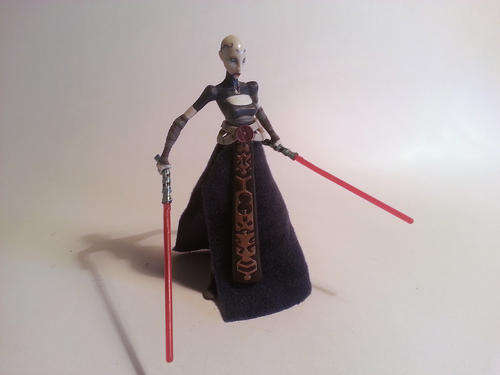 Star Wars Clone Wars ASAAJ VENTRESS evil Sith witch - Complete in Excellent condition