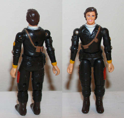1984 A-TEAM TEMPLETON PECK FACE MAN small scale action figure - Galoob toys