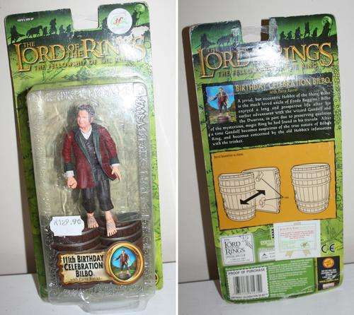 LORD OF THE RINGS BILBO BAGGINS 111th Birthday action figure - Mint in sealed box