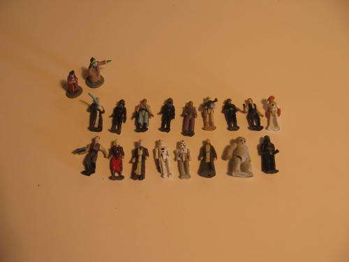 STAR WARS ACTION FLEET lot of 19 mini figures