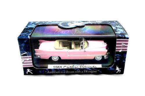 ELVIS PRESLEY PINK 1955 CADILLAC ELDORADO BY Motor City Classics - MINT in Box