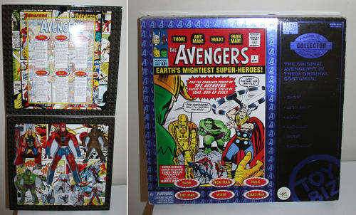 Marvel Avengers 1960s first appearance styled boxset - 1990s by Toybiz toys