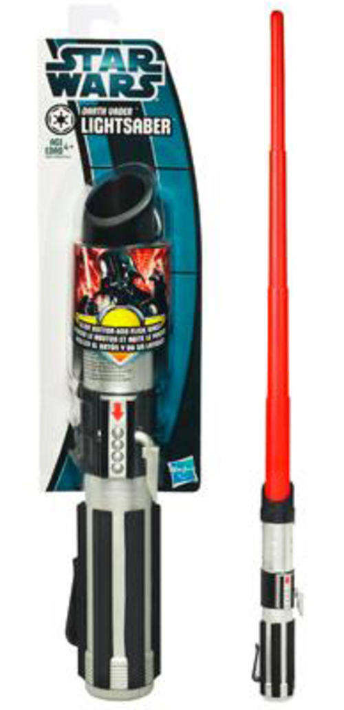 Star Wars Anakin Skywalker Darth Vader RED LIGHTSABER - non electronic - sturdy for pretend play