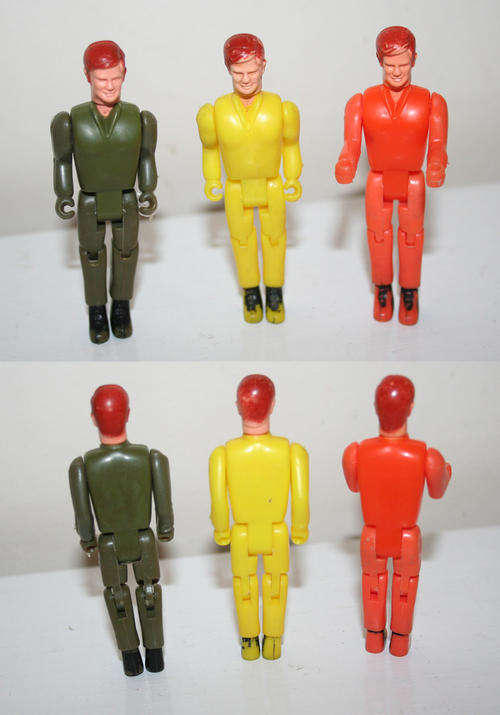 Action Jack 3 figure lot - 1982 - Star Toys - loose