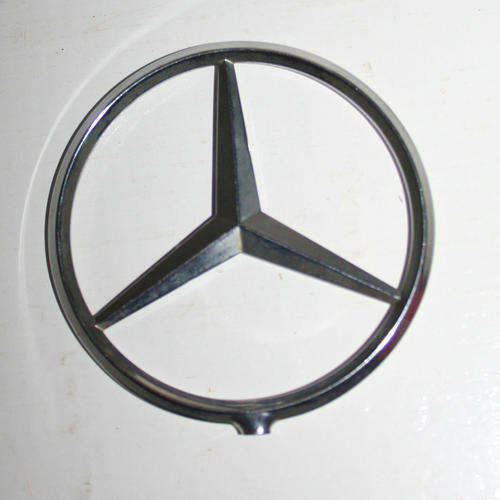Mercedes car automobile hood ornament emblem