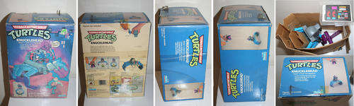 TMNT Teenage Mutant Ninja Turtles Knucklehead vehicle 1988 - mint in box - 27 years old