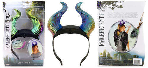 Disney MALEFICENT light up HORNS alice band- 100% authentic DISNEY product by Jakks Pacific Toys