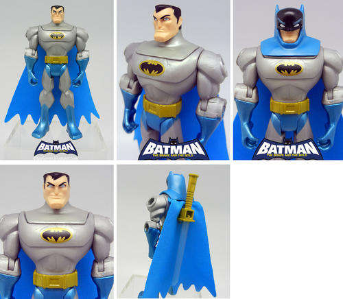 BATMAN THE BRAVE AND BOLD animated show GEAR UP ACTION FIGURE MINT on Card