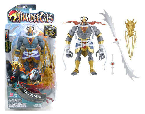 New 8 inch MUMM-RA Thundercats figure - new style BANDAI TOYS - near mint on opened packaging