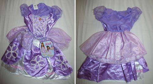 DISNEY PRINCESS SOFIA THE FIRST Child Play DRESS - 100% licensed DISNEY product