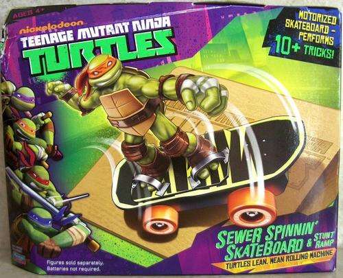 TEENAGE MUTANT NINJA TURTLES TMNT Sewer Spinnin Skate Board VEHICLE - Nickelodeon