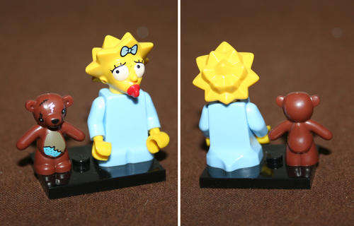 LEGO THE SIMPSONS Maggie - 100% complete - loose - no longer available in stores