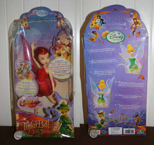 Disney TINKERBELL friend ROSETTA in Summer outfit the Lost Treasure doll Barbie size