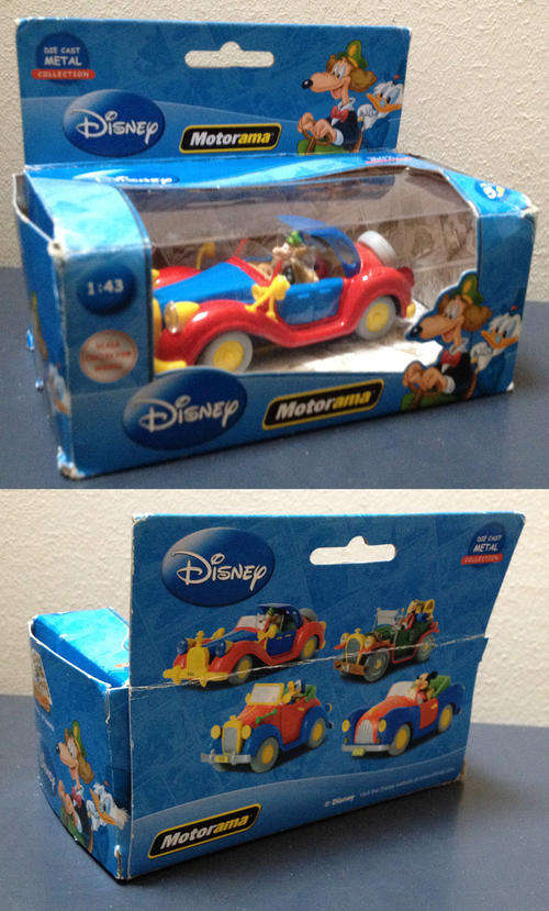 DISNEY SCROOGE MC DUCK LIMOSINE car - 1 in 43 scale - Motorama toys - mint in box