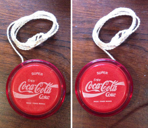 Rare COCA COLA SUPER RED RUSSELL YO-YO English South Africa issue 1980s