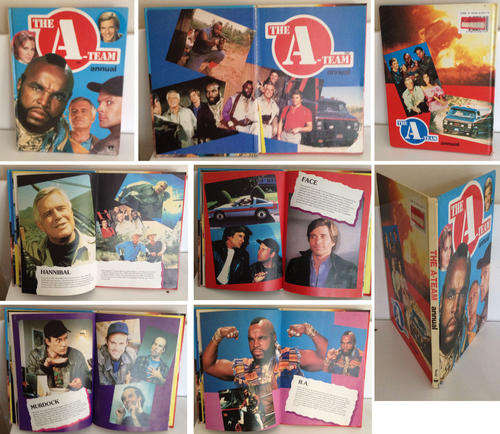 The A-TEAM Annual Book estimated 1983 first one as theres no date on it and has Amy Allen the cover