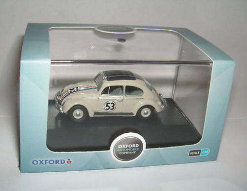 Walt Disney Oxford 76VWB001 Herbie VW Beetle - The Love Bug 1:76 scale Railway 00 Gauge mint in box