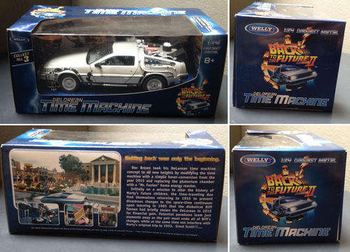Back to the Future Movie 2 Diecast Delorean 1:24 scale by Welly toys LAST ONE IN STOCK
