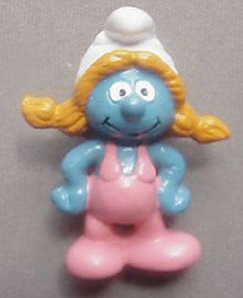 SMURF SMURFS - rare SASSETTE SMURFLING by Applause