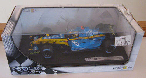 Hot Wheels GRAND PRIX F1 RACER Renault R25 Fernando Alonso no 5 car - 1:18 scale -  was R499