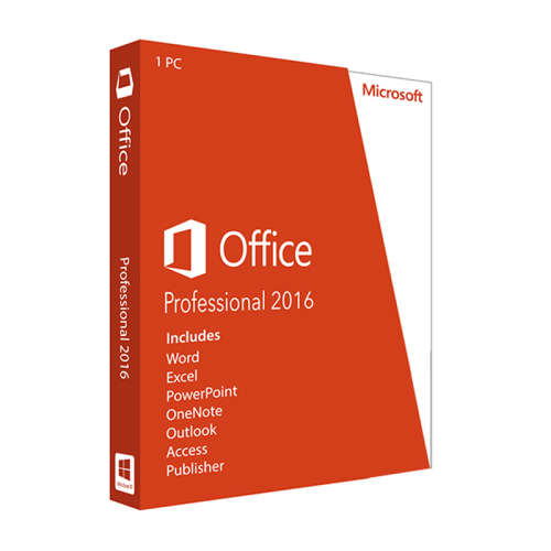 Microsoft Office 2016 Professional for Windows