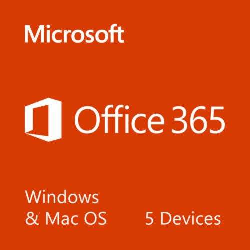 Microsoft Office 365 Pro 5 Year Subscription(5 PC/Mac/Mobile)