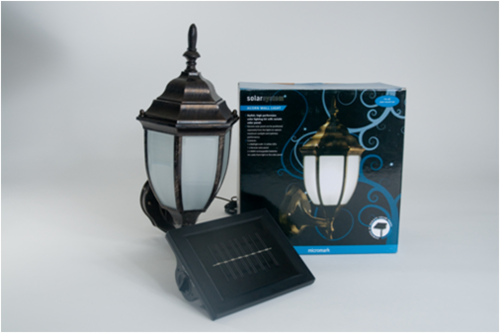 Acorn Solar Wall Lantern