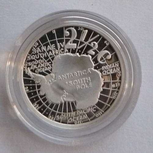 Silver 2008 Tickey 2 1/2c  - International Polar Year