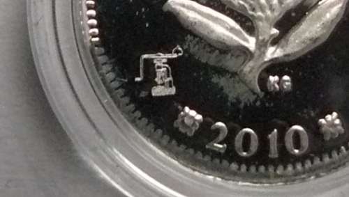 ## 2010 Proof Flypress Tickey (2 1/2c) - Maritime History - Mail Steamship ##