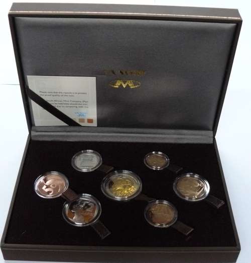 ** 2010 Short Proof Coin Set ** Same year  FIFA World Cup Soccer took place in SA
