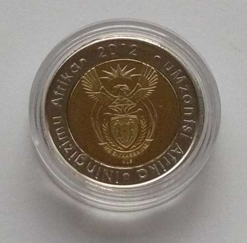 ## 2012 R5  Uncirculated Oom Paul with Mint Mark - with COA ##