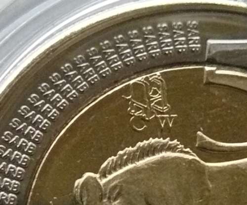 ## 2012 R5  Uncirculated Oom Paul with Mint Mark - with COA ##