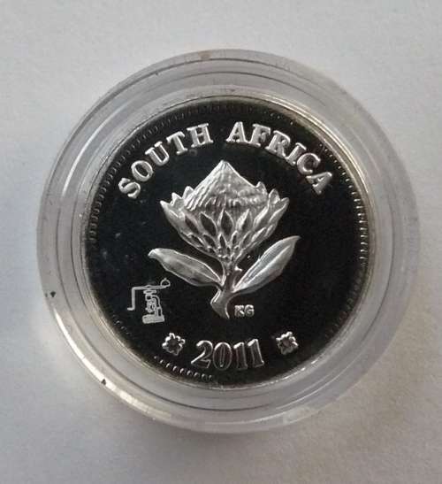 ## 2011 Proof Flypress Tickey (2 1/2c) Maritime history - Van der Stel ##