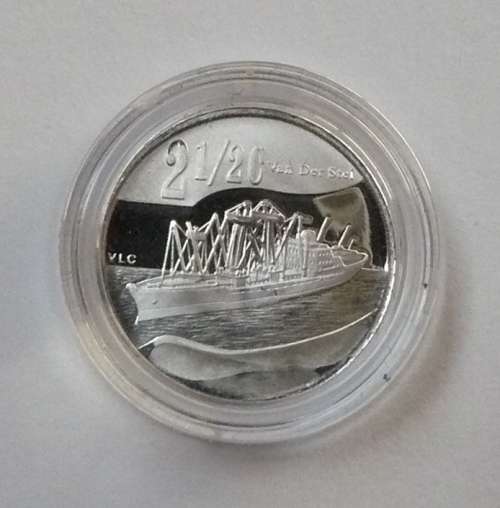 ## 2011 Proof Flypress Tickey (2 1/2c) Maritime history - Van der Stel ##