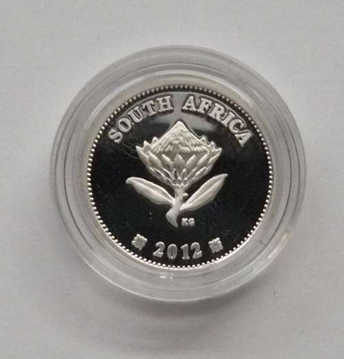 ## 2012  Proof Tickey  (2 1/2c ) Trains of Africa - Gautrain  in Mint bag with COA ##