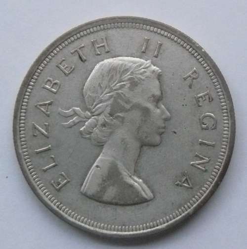 ** 1953 5 Shillings / CROWN ** -  50% SILVER content
