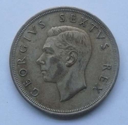 ** 1952 5 Shillings / CROWN ** -  50% SILVER content