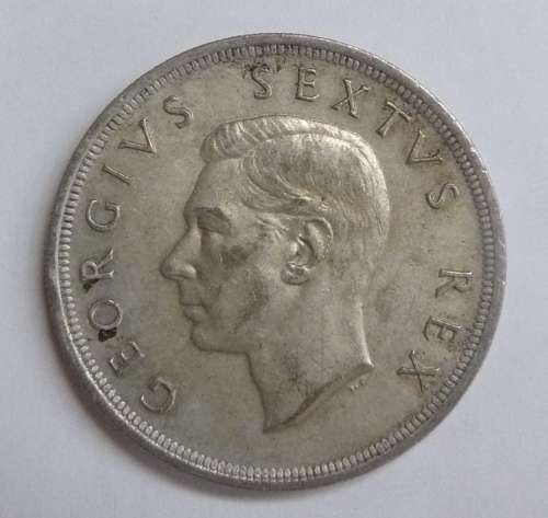 ** 1952 5 Shillings / CROWN ** -  50% SILVER content