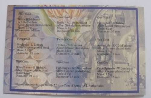 ** 1998  Proof Coin Set  ** Mintage 1935