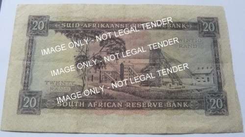 ** 1961 TWENTY /TWINTIG RAND Note ** - 4th Issue M.H. de Kock