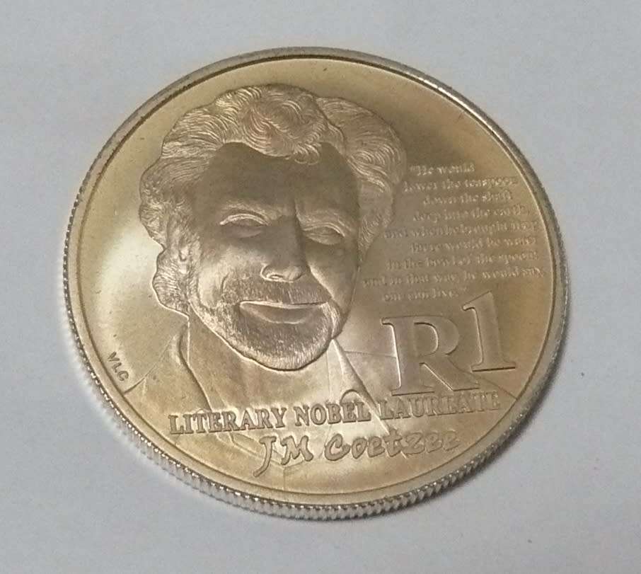 2011 SA Silver Uncirculated R1 - J M Coetzee